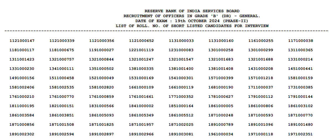 rbi officers in grade b phase 2 result 2024.png